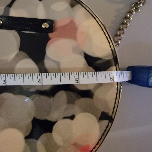 Kate Spade round gray pink purse - Picture 3 of 3